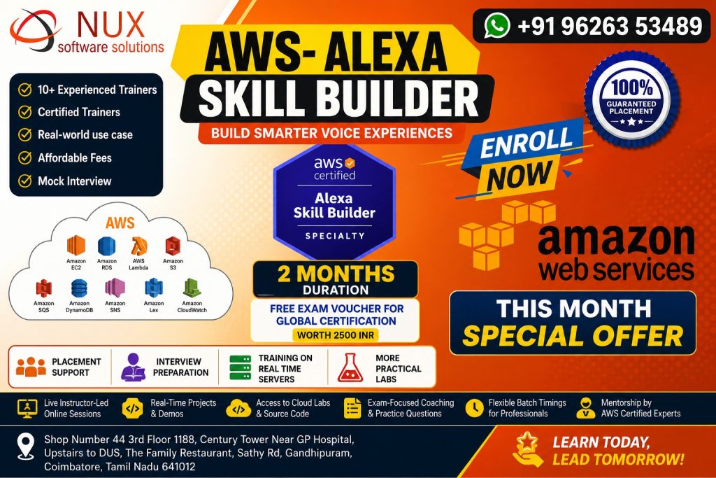 AWS Certified Alexa Skill Builder – Specialty (AXS-C01)